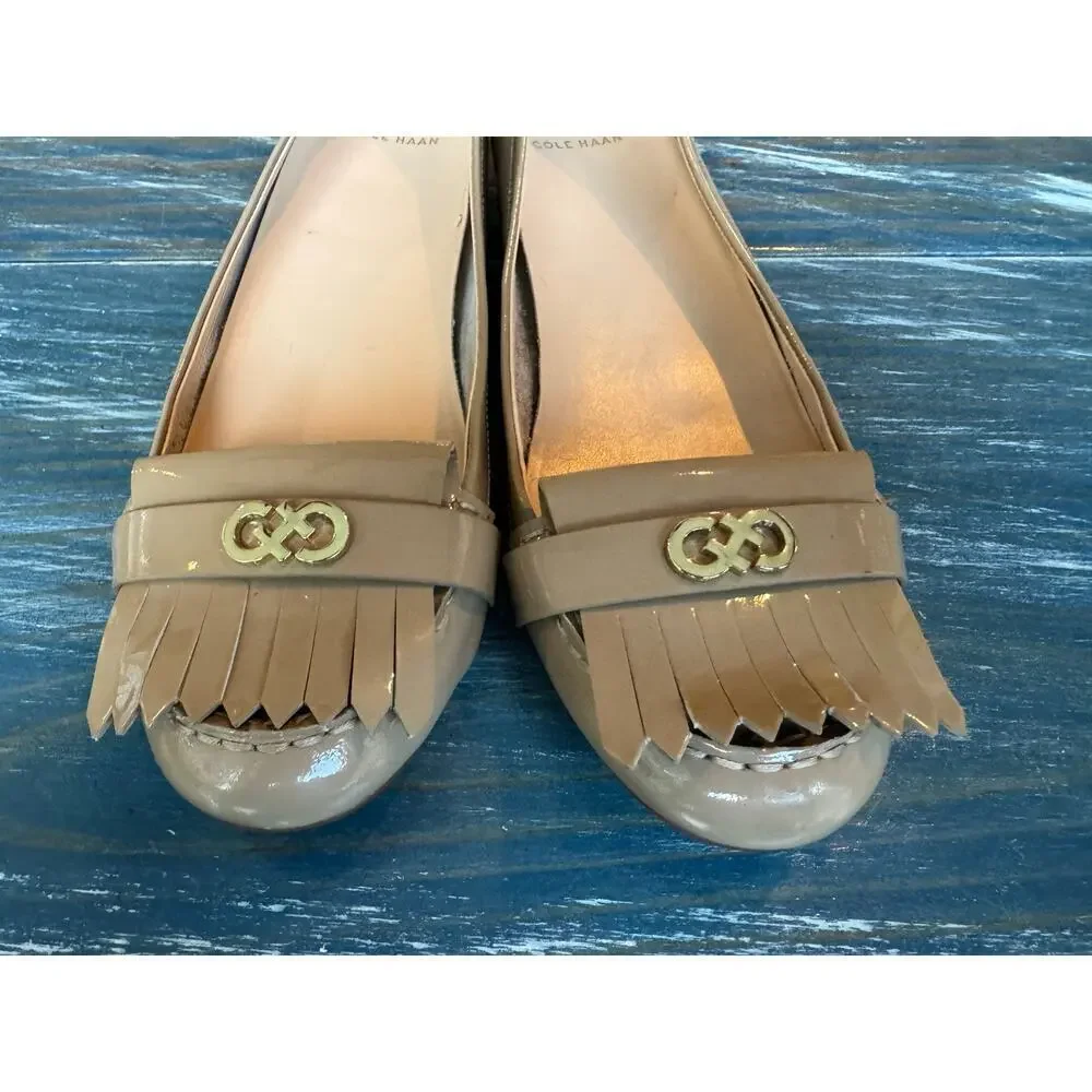 NWOT - COLE HAAN Cameo Loafer II, Patent leather shoes, women's size 8,